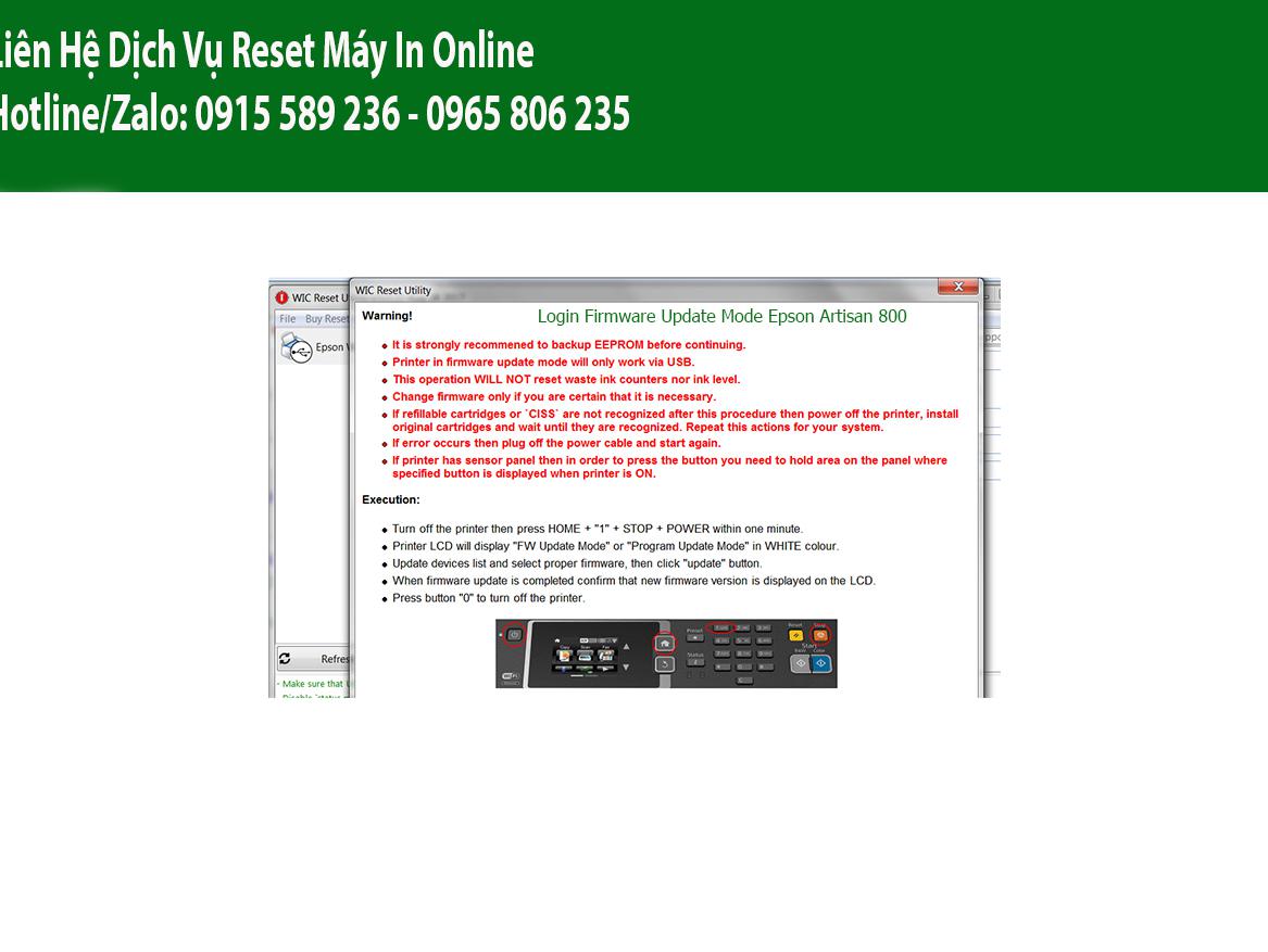 Key Firmware May In Epson Artisan 800 Step 3